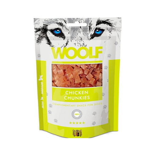 Woolf Chicken Chunkies 100g