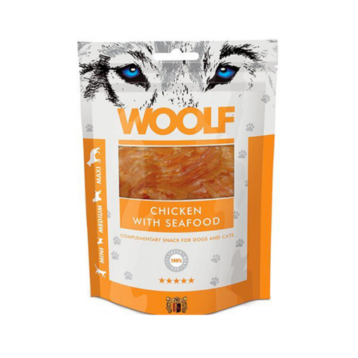 Woolf Chicken Seafood 100g