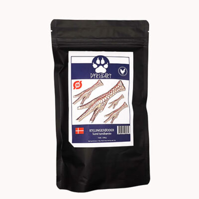 Kyllingefødder - Sund tandbørste til hunde